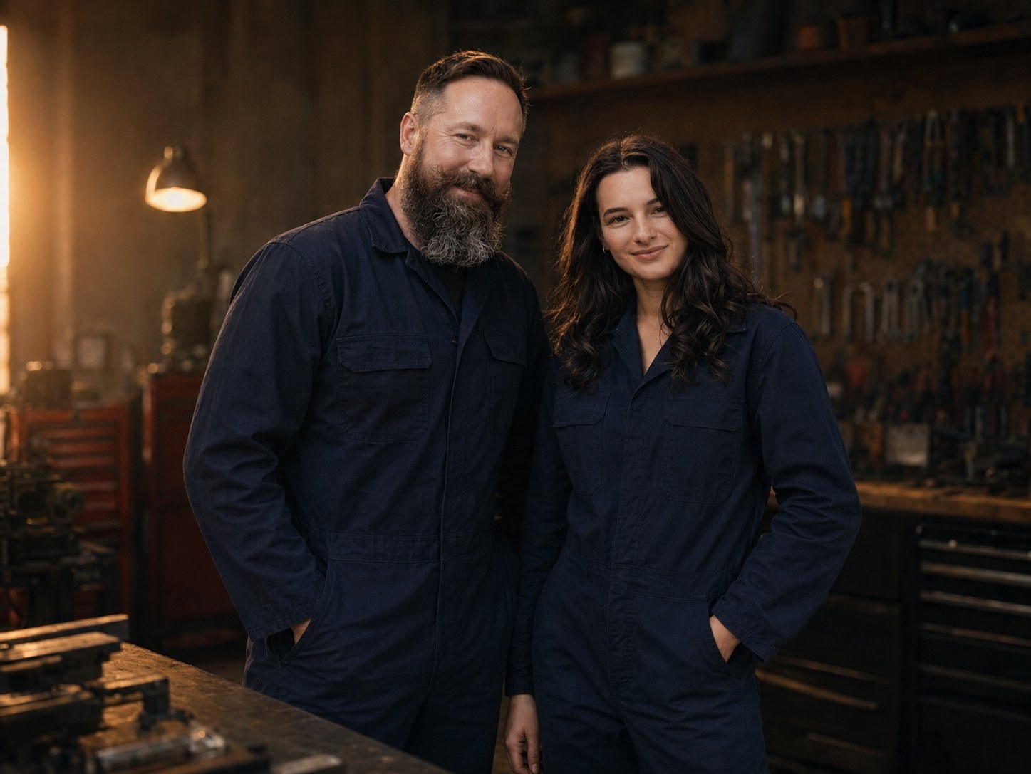 Jesse and El Marinelli — owners of Rinelli Services in Bastrop, TX
